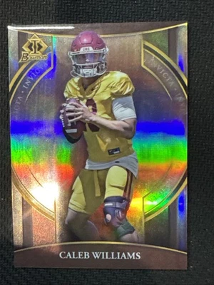 2022 Bowman University Chrome #BI-4 Caleb Williams Invicta Refractor USC - Image 1 of 4