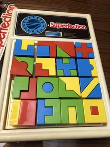 Vintage 1975 Lakeside Superfection Puzzle Game 100% Complete Tested Working - Picture 1 of 8