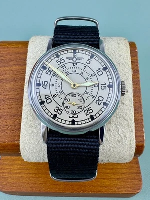 POBEDA Piloto Aviación Sturmanskie Mecánico Hombre Reloj Pulsera Militar Foto 1 de 4