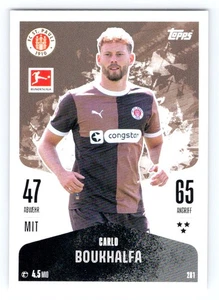 TOPPS Bundesliga Match Attax 2024/25 FC St. Pauli 281 Carlo Boukhalfa - Picture 1 of 1