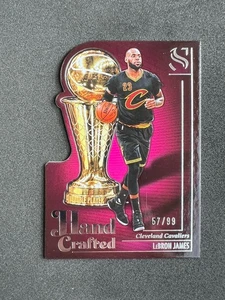 Lebron James Hand Crafted /99 2024-25 Silhouette Die-Cut Cavaliers - Picture 1 of 2