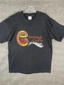 Vintage Edinburgh Scotland T-Shirt XL Single Stitch Screen Stars Castle Design - Bild 1 von 11