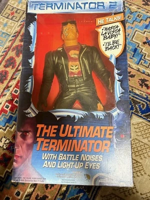 Kenner Terminator 2 Talking Figure THE ULTIMATE TERMINATOR T 800 Working Condit - Image 1 of 4