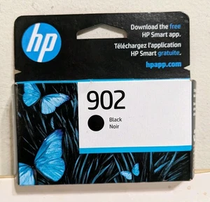 Original HP 902 Tintenpatrone Schwarz Ablaufdatum 9/25 Neu - Bild 1 von 2