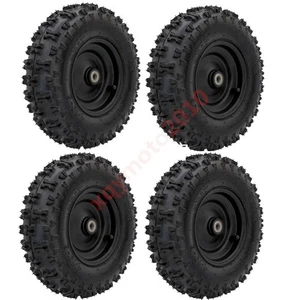 4pc 4.10-6 Tyre Rim Wheel Combo 4.10x6 410-6 for Dirt bike Go kart ATV Quad - Bild 1 von 6