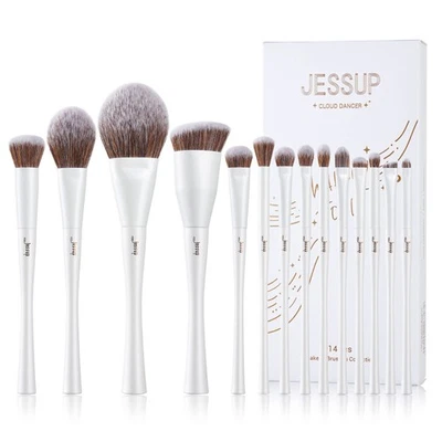 Jessup Makeup Brushes Set 14pcs Make up Brushes Premium Synthetic Foundation ... - Image 1 of 4