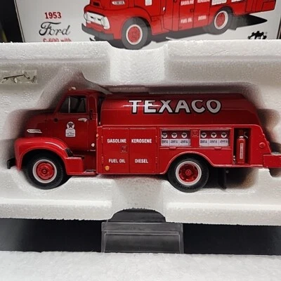 1997 FIRST GEAR FARM w TEXACO 1953 Ford c-600 w Tanker Body Diecast NRFB 18-2175 - Image 1 of 4
