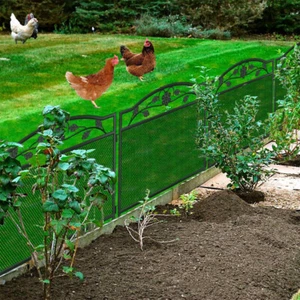5tlg Schwerlast Teichzaun Gartenzaun Metall Gitterzaun Hundezaun Hoch 80/110CM - Bild 1 von 15