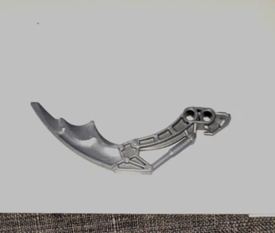 LEGO Bionicle Visorak Colmillo con 2 Agujeros de Pin Parte No. 50908 gris claro perla Foto 1 de 4