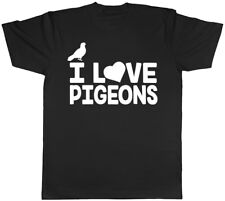 I Love Pigeons Mens Womens T-Shirt