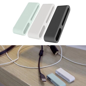 3 Pcs Gummi Veranstalter Kabel Clips Kabel Veranstalter Retainer Halter - Afbeelding 1 van 11