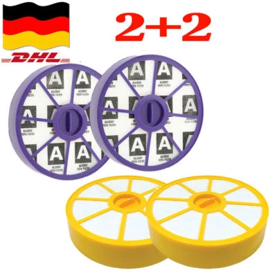 2+2 HEPA+Vormotor Filter set für Dyson Staubsauger DC05 DC08 DC08T DC08TW Ersatz - Bild 1 von 4