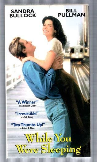 WHILE YOU WERE SLEEPING - SANDRA BULLOCK & BILL PULLMAN ROMANCE COMEDY VHS TAPE - Image 1 of 1