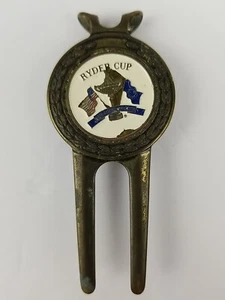 RYDER CUP The Country Club Divot Reparación Metal GOLF Pelota Marcador Hecho en EE. UU. - Imagen 1 de 6