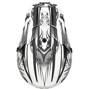 AFX Youth FX-17Y Offroad Helmet - Butterfly - Matte White | Youth Medium