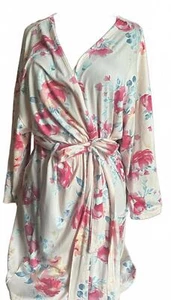 Flora by Flora Nikrooz Wrap Front Floral Robe - Picture 1 of 3