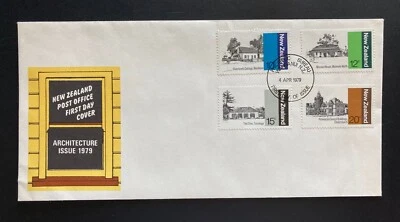 New Zealand FDC 1979 Architecture First Day Cover - Image 1 of 2