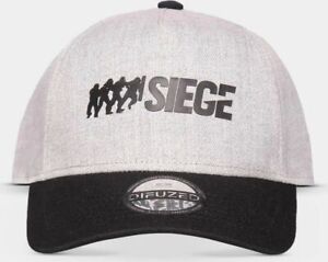 6-Siege - Logo - Men's Adjustable Cap Grey New Top