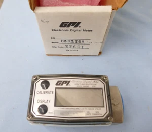 GPI Great Plains Industries 08S31GM Aluminum Digital Flow Meter 1" FNPT   (ESC) - Picture 1 of 7