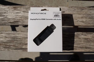 Monoprice DisplayPort (Male) to HDMI (Female) Converter with Audio, DP-M-HDMI-F - Picture 1 of 2
