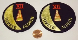 Parches - Lote de 2 - Géminis XII - Géminis 12 - Aproximadamente 2,75" a través - Lovell - Aldr - Imagen 1 de 2