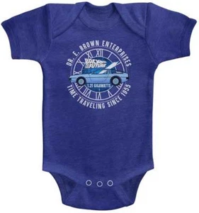 Mono bebé Onezies de la película de Regreso al Futuro Dr. E Brown Enterprise 6-24 meses - Imagen 1 de 3