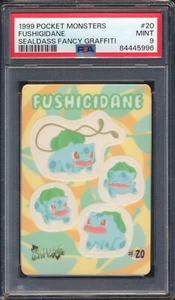 1999 POCKET MONSTERS FUSHIGIDANE SEALDASS FANCY GRAFFITI #20 PSA 10! - Picture 1 of 2
