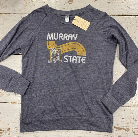 MURRAY STATE RACERS Women's Long Sleeve Tee Shirt Medium Licensed NWT Cover