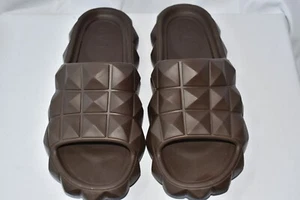 Valentino Garavani XY0S0F55 Men's Brown PVC Sandals Size 11 - Picture 1 of 9