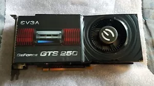 TESTED GOOD EVGA NVidia GeForce GTS 250 PCIe 2.0 512MB Graphics Video Card GPU - Picture 1 of 3