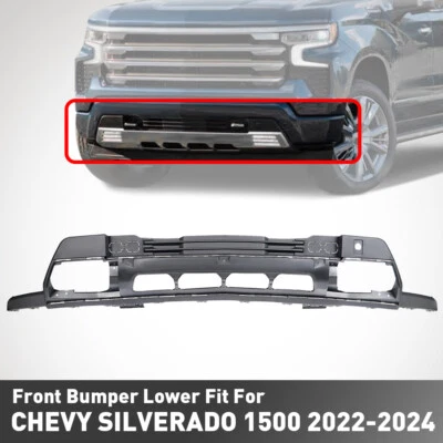 For 2022-2024 Chevrolet Silverado 1500 Front Lower Bumper Cover Plastic - Image 1 of 4