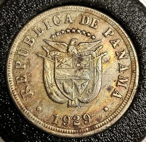 1929 Panama Cinco Centesimos - Picture 1 of 3