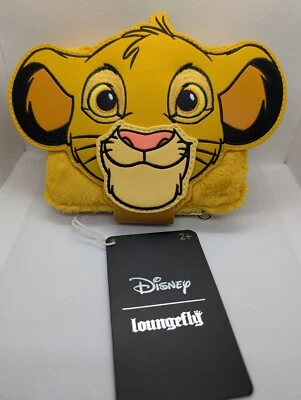 Cartera Loungefly Disney Rey León 30 Aniversario Simba Cosplay Peluche Solapa.NUEVA Foto 1 de 4