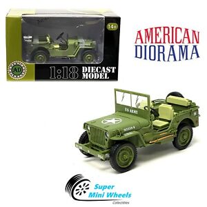 American Diorama 1:18 - 1/4 Ton US Army Jeep