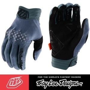 Troy Lee Designs Gambit Charcoal Grey - D30 Protection Motocross & Enduro Gloves - Picture 1 of 2