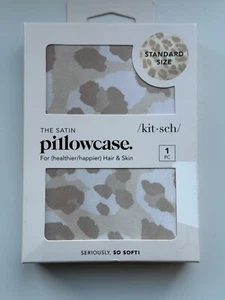 Kitsch Leopard Print Satin Pillowcase **SEALED** - Picture 1 of 3