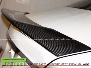 TR Type Carbon Fiber Trunk Boot Spoiler Lip For M-Benz W218 CLS350 CLS550 AMG - Picture 1 of 3