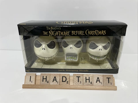 NECA Nightmare Before Christmas - Jack Skellington Hanging Heads Ornaments Set 3 Cover