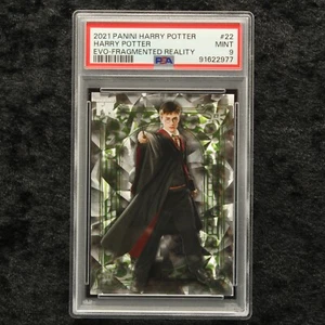 Panini Harry Potter Evolution PSA 9 Harry Potter ¡POP 1! Tarjetas de realidad fragmentadas - Imagen 1 de 2