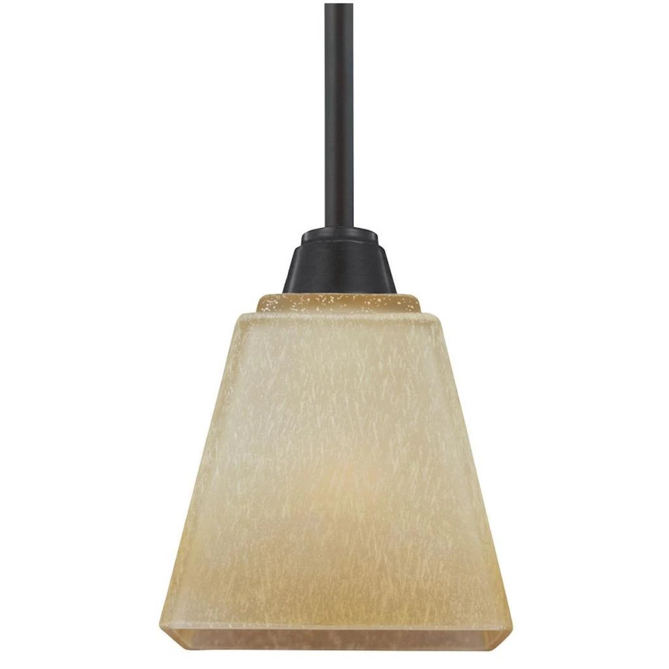 Sea Gull Parkfield 1 灯 5 英寸吊坠,佛兰芒青铜,6113001-845 — 第 1/1 张图片