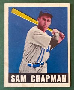 1948 1949 LEAF SAM CHAPMAN #26 PHILADELPHIA  A'S