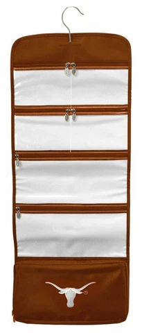 NCAA Hanging Toiletry Bag Travel Organizer-Alabama LSU Michigan OU Longhorns NEW Cover
