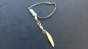 Weedless Wacky Worm Hook with Spinner 1/16oz 3/0 Hook ( 9 Pack ) - Picture 1 of 1