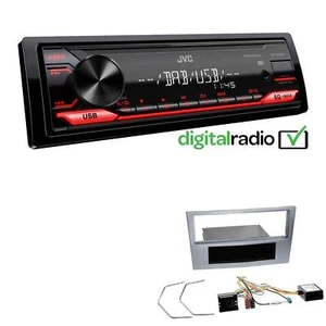 JVC KD-X182DB DAB+ USB Autoradio für Opel Astra H Twin Top matt chrom mit Canbus - Bild 1 von 5