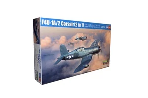 Hobby Boss 1/48 Scale Vought F4U 1A/2 Corsair (2 in 1) US WW2 Plastic Model Kits - Bild 1 von 5