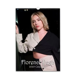 Florence Pugh Deluxe Photo 2025/6 choose start month calendar - Picture 1 of 2