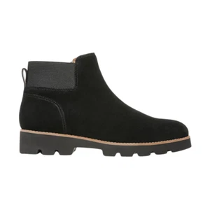 Vionic Women's Charm Brionie Chelsea Bootie Black – Arch Support Ankle Boots wit - Picture 1 of 13