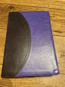 Holman Rainbow Study Bible NIV Brown Purple LeatherTouch 2015 Color-Coded Vers - Bild 1 von 11