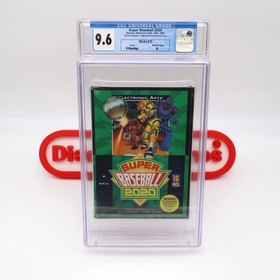 Sega Genesis Game SUPER BASEBALL 2020 - CGC GRADED 9.6 A! NEW & Factory Sealed!