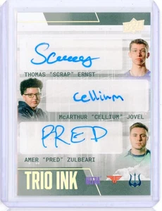 2022-23 Upper Deck Call of Duty League SCRAP CELLIUM PRED Trio AUTO Autograph - Picture 1 of 2